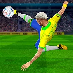 Взлом Play Football: Soccer Games (тар Футбол 23)  [МОД Mega Pack] - последняя версия apk на Андроид