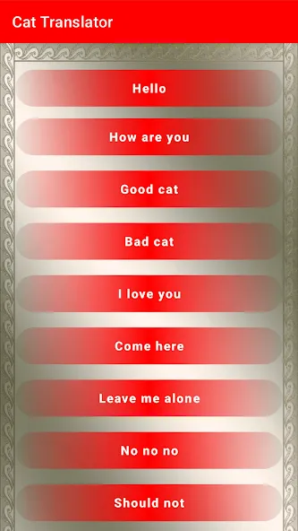 Translator for Cats Prank  [МОД Много денег] Screenshot 2