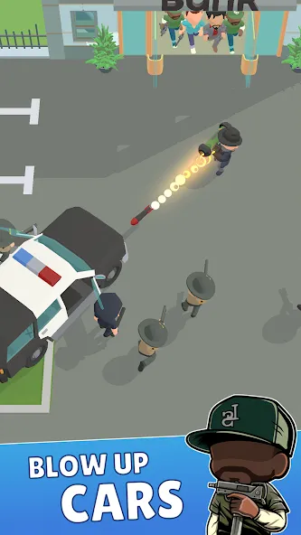 Merge Gangster Heist vs Police (Мердж Гангстер Хейст)  [МОД Много монет] Screenshot 5