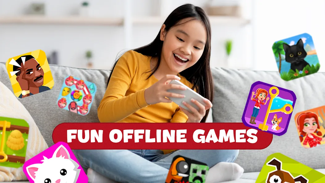 Offline Games: don't need wifi  [МОД Mega Pack] Screenshot 1