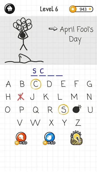 Hangman Words:Two Player Games  [МОД Unlocked] Screenshot 5