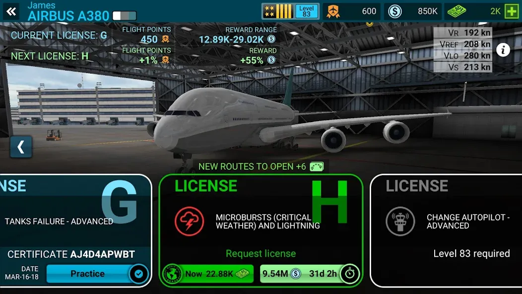 Airline Commander: Flight Game (ЭЙРЛАЙН КОМАНДЕР)  [МОД Бесконечные деньги] Screenshot 4