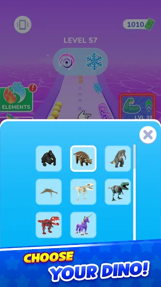 Dino Evolution Run 3D (Дино Эволюция Ран 3Д)  [МОД Много монет] Screenshot 4