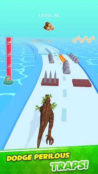 Dino Evolution Run 3D (Дино Эволюция Ран 3Д)  [МОД Много монет] Screenshot 5