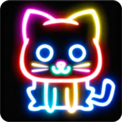 Взломанная Drawing For Kids - Glow Draw  [МОД Menu] - стабильная версия apk на Андроид