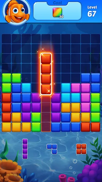 Block Puzzle Ocean  [МОД Unlimited Money] Screenshot 4