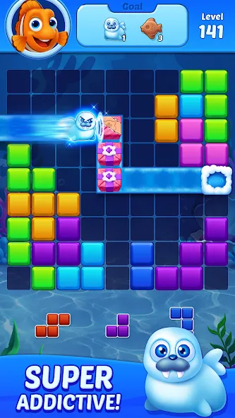 Block Puzzle Ocean  [МОД Unlimited Money] Screenshot 5