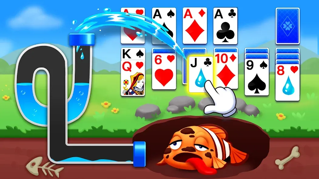 Solitaire Ocean  [МОД Mega Pack] Screenshot 1