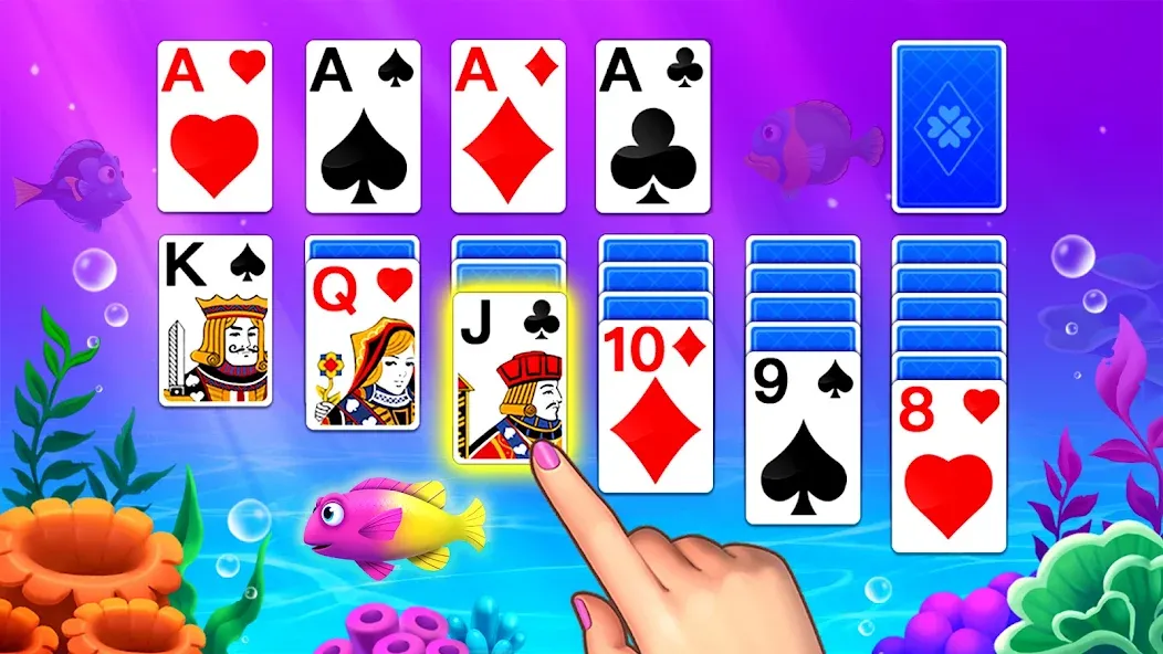 Solitaire Ocean  [МОД Mega Pack] Screenshot 3