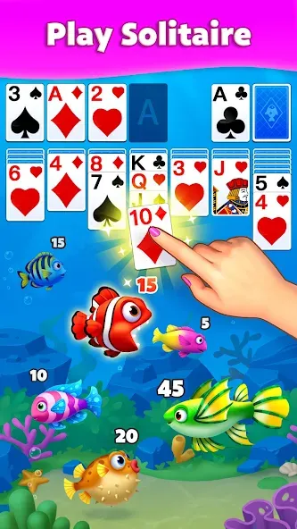 Solitaire Fish  [МОД Mega Pack] Screenshot 1