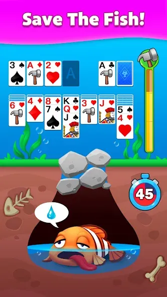 Solitaire Fish  [МОД Mega Pack] Screenshot 2