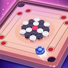 Взлом Carrom Lure - Disc pool game (Карром Лур)  [МОД Unlimited Money] - полная версия apk на Андроид