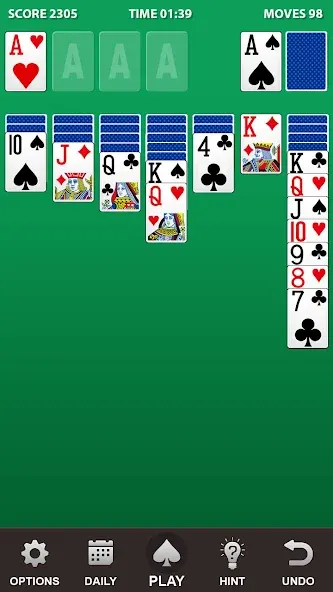 Solitaire.  [МОД Много монет] Screenshot 5