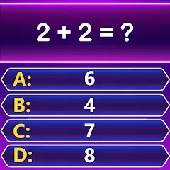 Взломанная Math Trivia - Quiz Puzzle Game (Математические загадки)  [МОД Unlocked] - последняя версия apk на Андроид