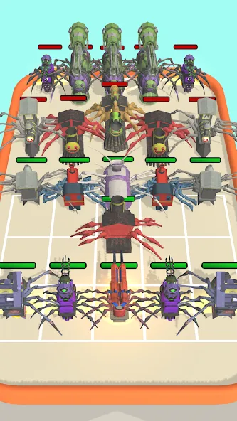 Merge Spider Train  [МОД Mega Pack] Screenshot 5