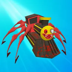 Взлом Merge Spider Train  [МОД Mega Pack] - последняя версия apk на Андроид