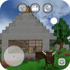 Взломанная Mini Block Craft (Мини Блок Ремесло)  [МОД Mega Pack] - полная версия apk на Андроид