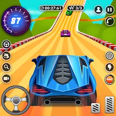 Скачать взломанную Nitro Jump - Car Racing (Нитро Джамп Рейсинг)  [МОД Unlimited Money] - стабильная версия apk на Андроид