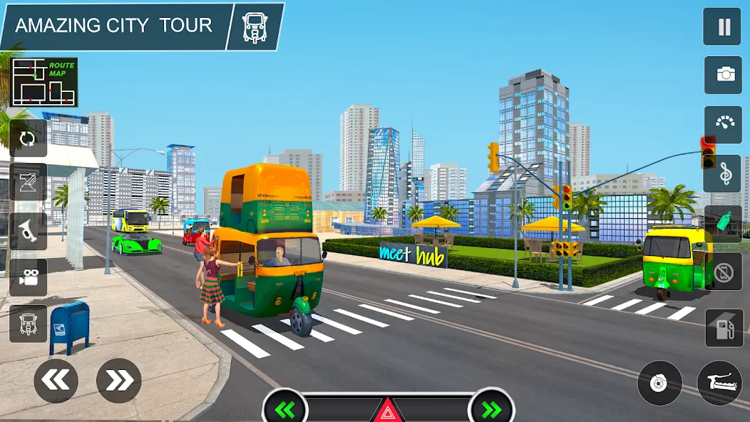 Tuk Tuk Auto Rickshaw Game 3d  [МОД Unlocked] Screenshot 3