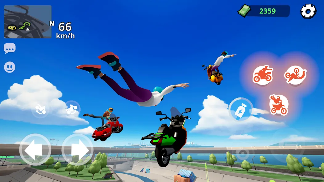 Moto City: Mad Bike Delivery (Мото Сити)  [МОД Mega Pack] Screenshot 3