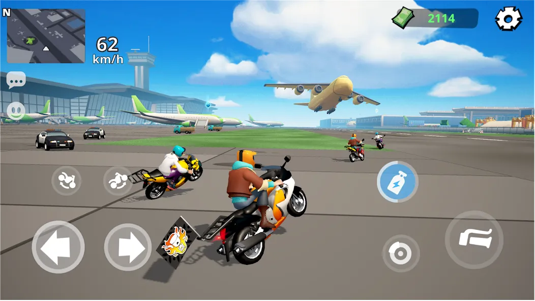 Moto City: Mad Bike Delivery (Мото Сити)  [МОД Mega Pack] Screenshot 4