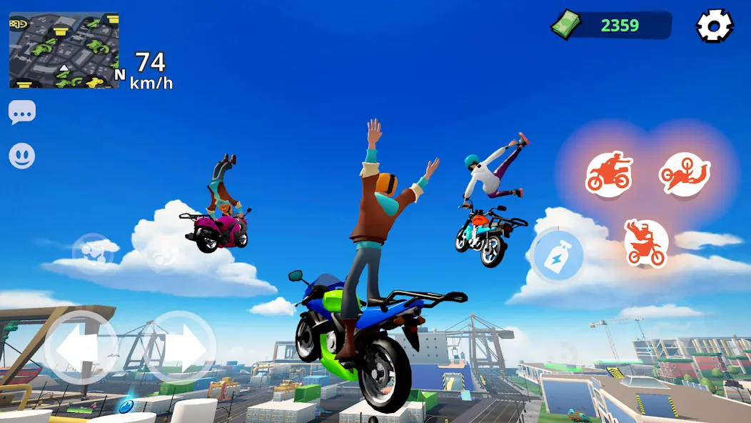 Moto City: Mad Bike Delivery (Мото Сити)  [МОД Mega Pack] Screenshot 5