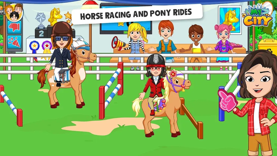 My City: Star Horse Stable (Мой город)  [МОД Unlimited Money] Screenshot 4