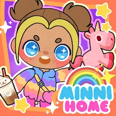 Взлом Minni Family Home - Play House (Минни Семейный дом)  [МОД Unlocked] - последняя версия apk на Андроид