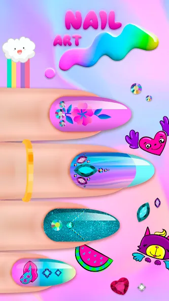 Nail Salon  [МОД Все открыто] Screenshot 3