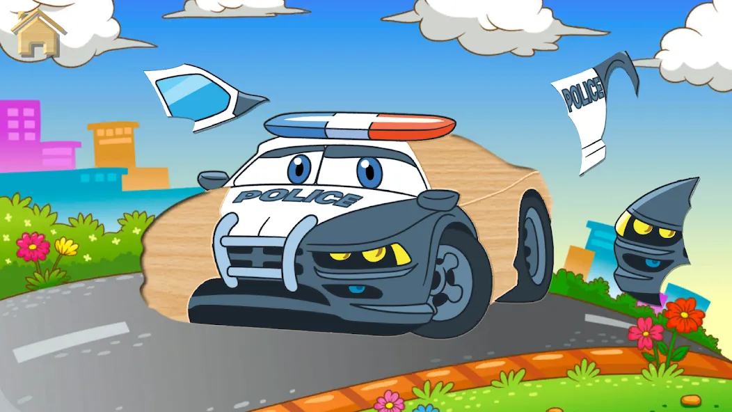 Car Puzzles for Toddlers  [МОД Меню] Screenshot 2