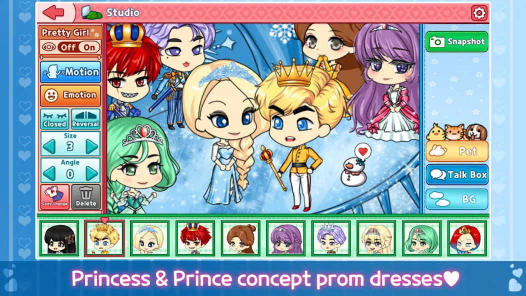 My Prettygirl Story : Dress Up (Мой Притигерл Стори)  [МОД Бесконечные монеты] Screenshot 2