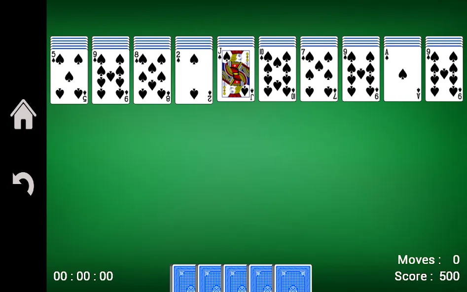 Spider Solitaire  [МОД Много монет] Screenshot 2