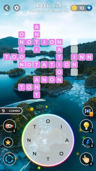 WOW4:Word Connect Offline Word (ВАУ 4)  [МОД Много монет] Screenshot 3