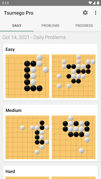 Tsumego Pro (Go Problems) (Цумего Про)  [МОД Unlocked] Screenshot 3