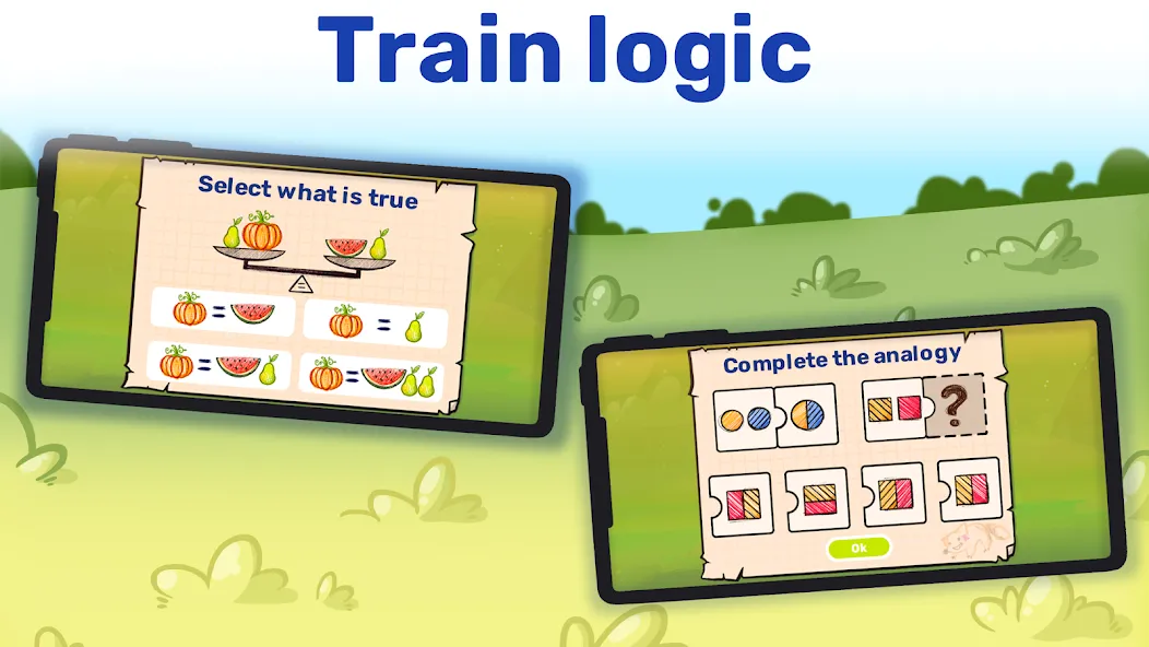 Math&Logic games for kids  [МОД Все открыто] Screenshot 3