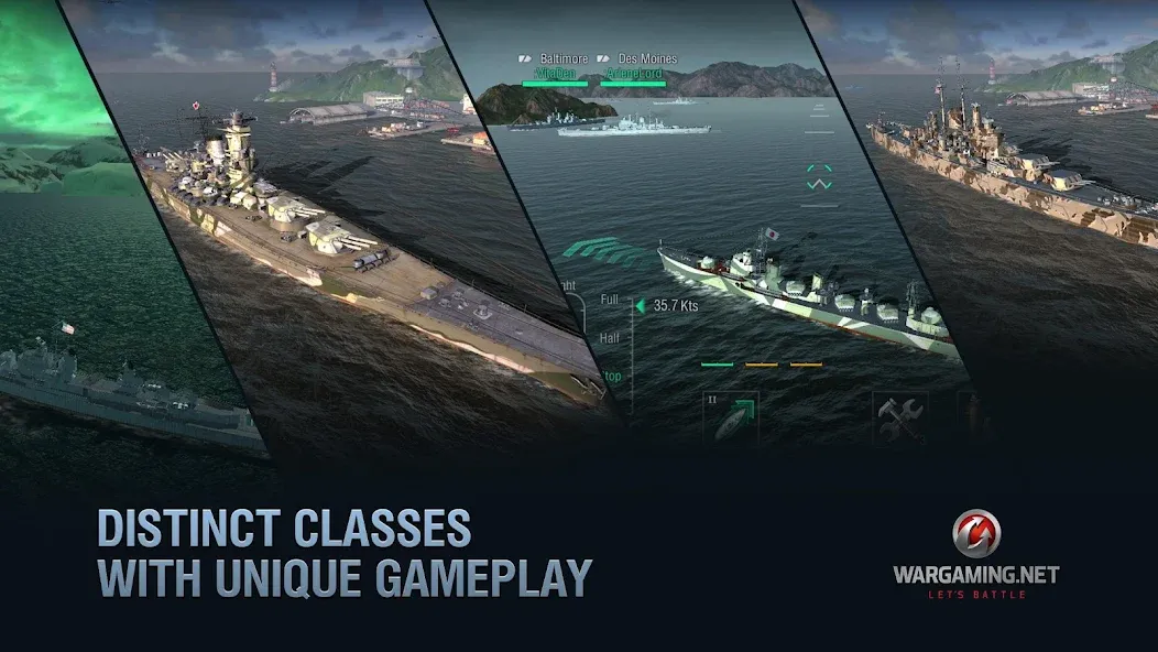 World of Warships Blitz War (Ворлд оф Варшипс Блиц Вар)  [МОД Все открыто] Screenshot 3