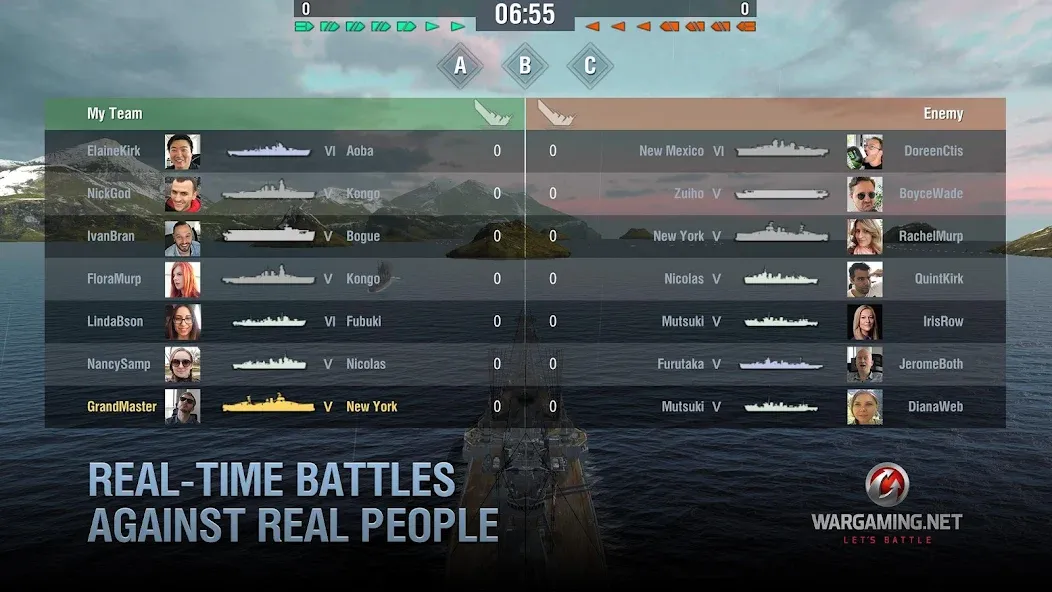 World of Warships Blitz War (Ворлд оф Варшипс Блиц Вар)  [МОД Все открыто] Screenshot 5