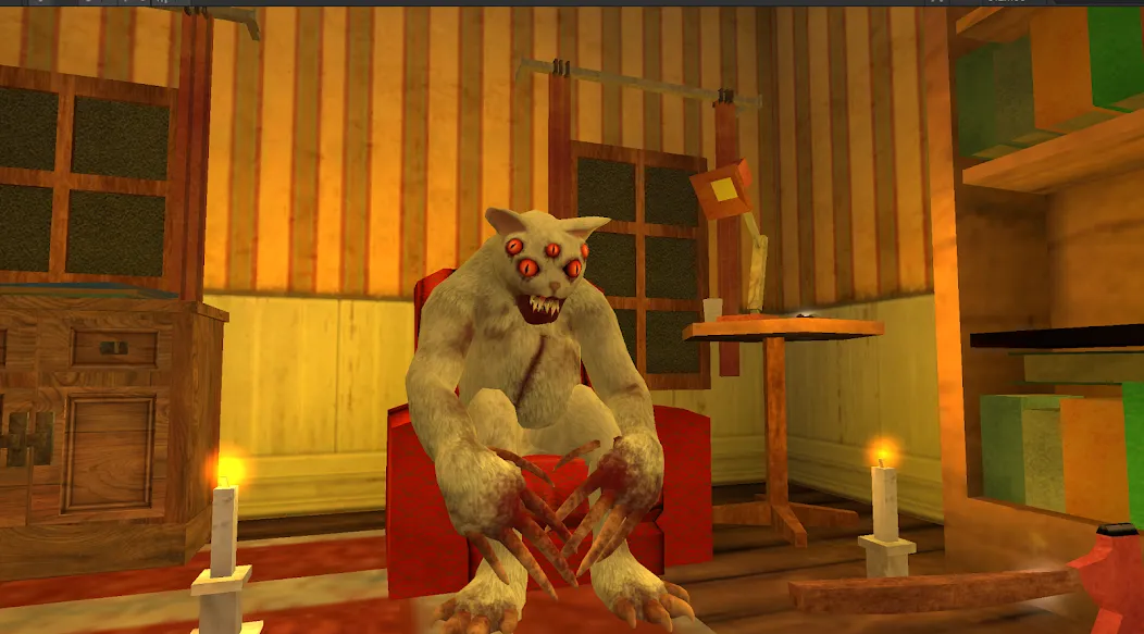 Cat Fred Evil Pet. Horror game  [МОД Все открыто] Screenshot 4