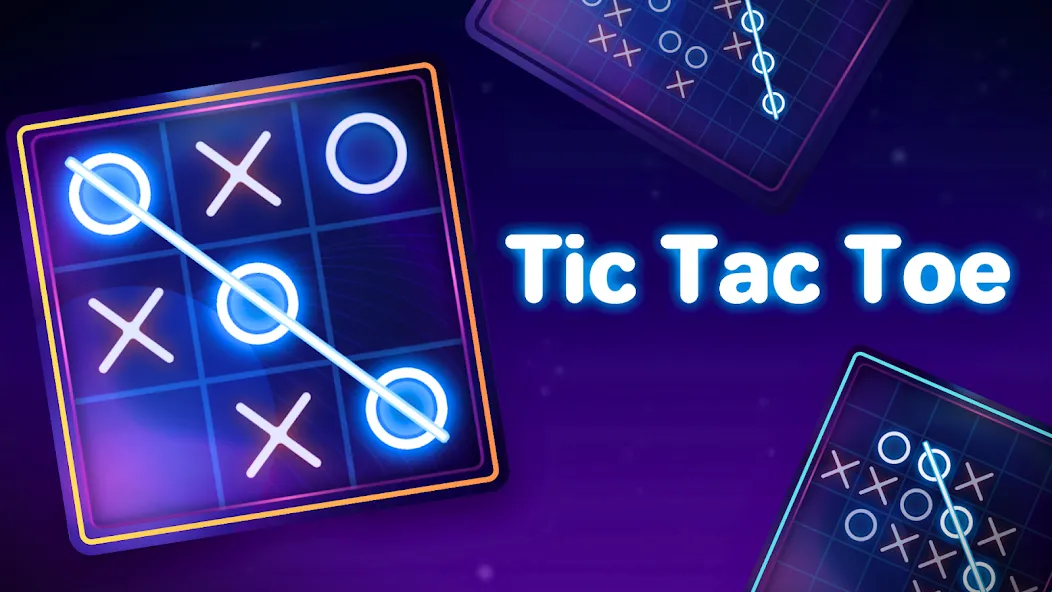 Tic Tac Toe 2 Player: XO Game (Тик Так Тоу 2 игрока)  [МОД Unlocked] Screenshot 1