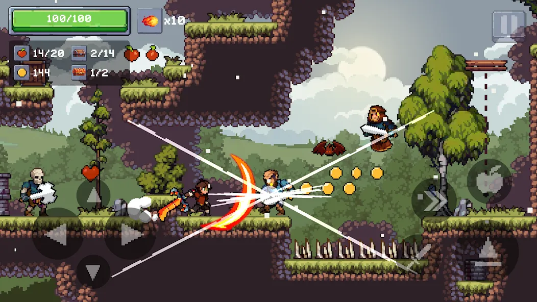 Apple Knight 2: Action Game (Эппл Найт)  [МОД Unlocked] Screenshot 2