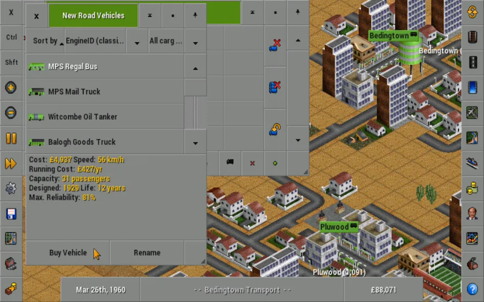 OpenTTD (Открой ТТД)  [МОД Mega Pack] Screenshot 2