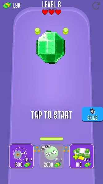 Saw Brick Crusher – Pong 3D (Со Брик Крашер)  [МОД Много монет] Screenshot 2