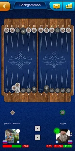 Backgammon LiveGames online  [МОД Все открыто] Screenshot 3