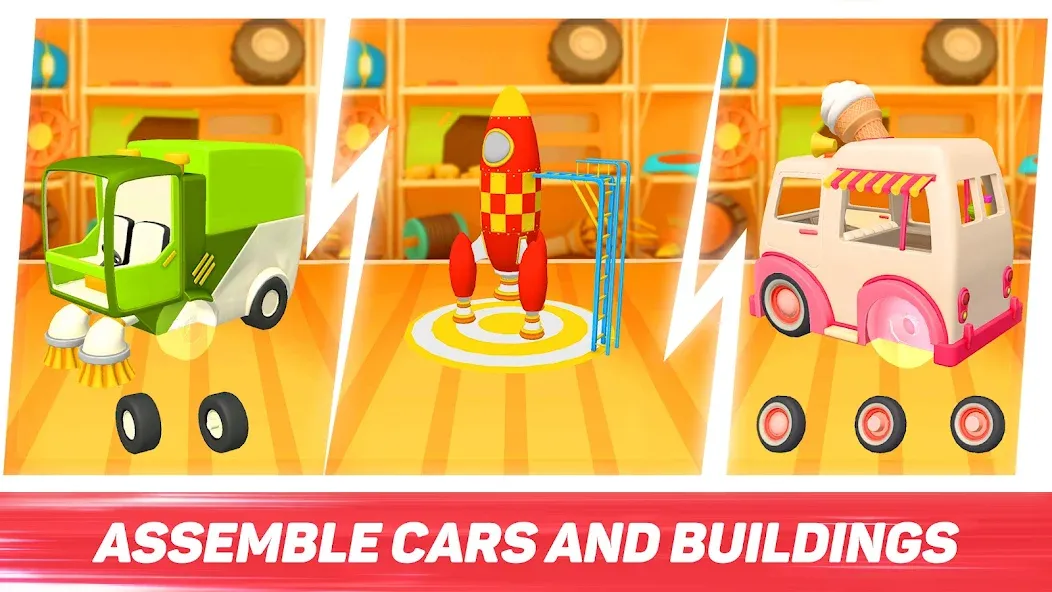 Leo Runner: car games for kids  [МОД Menu] Screenshot 2