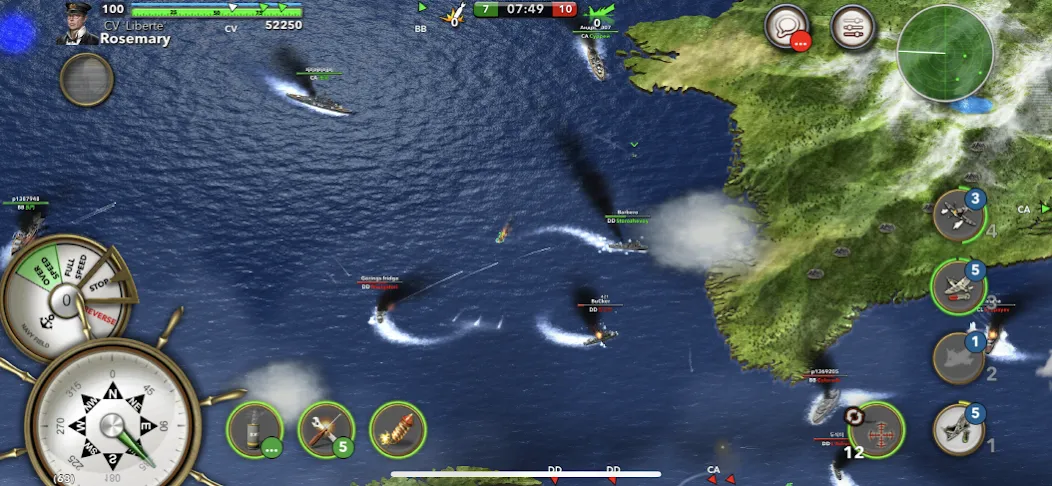 Navy Field: Online Sea Battles (НеиФилд)  [МОД Много монет] Screenshot 4