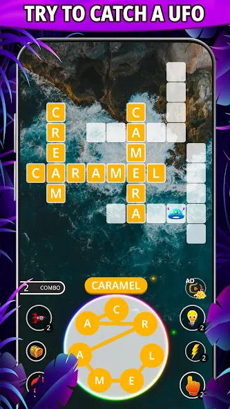 Word connect: word search game  [МОД Много монет] Screenshot 1