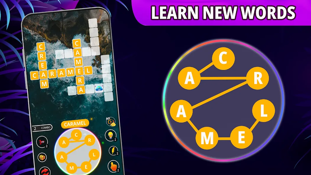 Word connect: word search game  [МОД Много монет] Screenshot 5