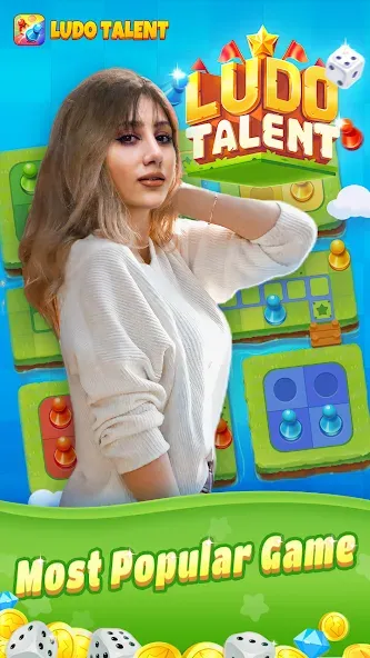 Ludo Talent - Game & Chatroom (Лудо Талент)  [МОД Бесконечные монеты] Screenshot 1
