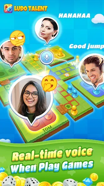Ludo Talent - Game & Chatroom (Лудо Талент)  [МОД Бесконечные монеты] Screenshot 2