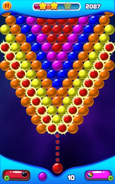 Bubble Shooter 2 (Бабл Шутер 2)  [МОД Много монет] Screenshot 3